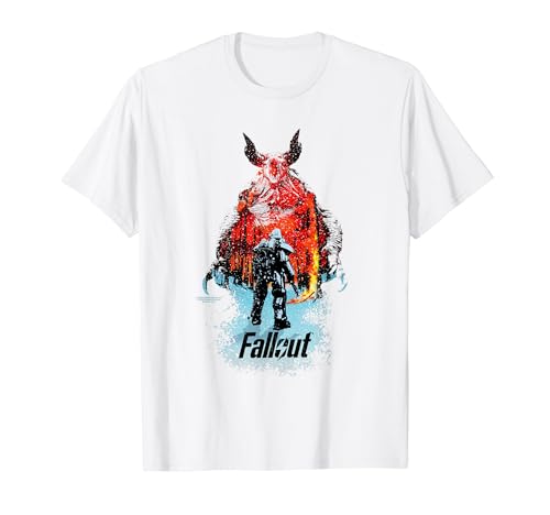Fallout Deathclaw Flame Scene with Logo TV Show T�V���c