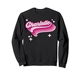 Photo Gallery charlotte nome ragazza stile vintage 70s personalizzato felpa Photo Gallery charlotte nome ragazza stile vintage 70s personalizzato felpa