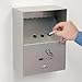 Global Industrial Stainless Steel Wall Mount Outdoor Ashtray, 9