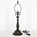 LXHCYOU Table Lamp Base Replacement, Dark Bronze Finish, Resin, 6.5x19 Inch, Fit for 8, 10, 12 Inch Tiffany Style Stained Glass Lampshade (W6.5X19 inch)