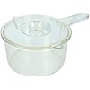 Kitchen Craft Microwave Saucepan, 900ml, With Lid & Pouring Spouts - Splash-Free Cooking & Storage