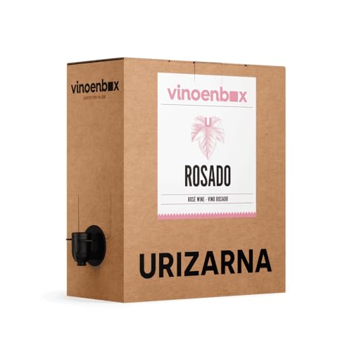 Vino Rosado Bag-in-Box 10 Litros – Vino afrutado y fresco en caja con grifo | Práctico, duradero y sostenible