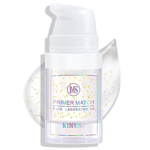 Moisturizing Face Primer, Control Oil Brighten Skin Color Magical Perfecting Mattifying Base, Long Lasting Hydrating, Remove Fine Lines Exfoliating Anti-Oxidation(Gold Foil) #TOP6