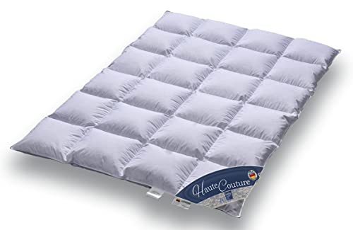 Vitaschlaf® Haute Couture W4 Medium Ganzjahres Daunendecke 135x200 cm – 100% Baikal-Schneedaune