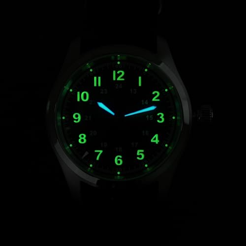 Image of TACTICAL FROG Militado ML08 Field Watch Japanese Sweep VH31 / 515 Movt with Calendar, Men's Military Watch Sapphire Crystal 10 ATM Waterproof Analog Watches for Men