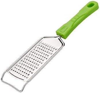 Sakoraware Premium Stainless Steel Cheese Garlic Vegetable Grater Ginger/Adrak Ghisni, 10 Inch Long, Silver
