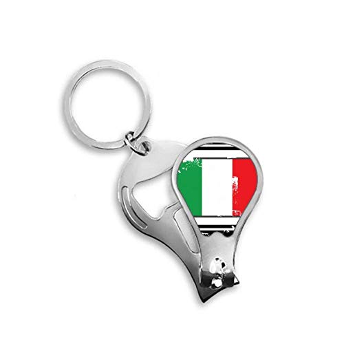 Coupe-ongles rectangulaire motif Italie pour soin des pieds précis