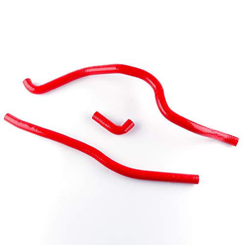 Kit de manguera de refrigerante para radiador Polaris Sportsman 400 500 HO 4x4 / 06-07 Sportsman 450 (rojo)