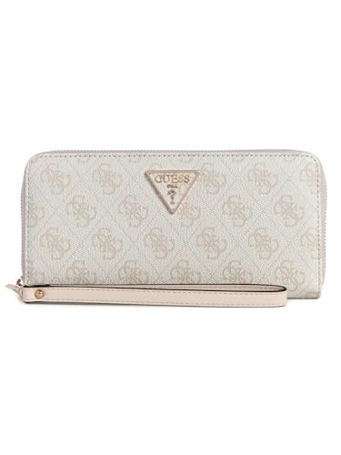 Portefeuille GUESS Laurel SLG chic en similicuir imprimé dove logo texturé