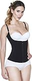 Ann Michell Women's Amber Post-Surgery Waist Trainer w/Straps (XL, Black)