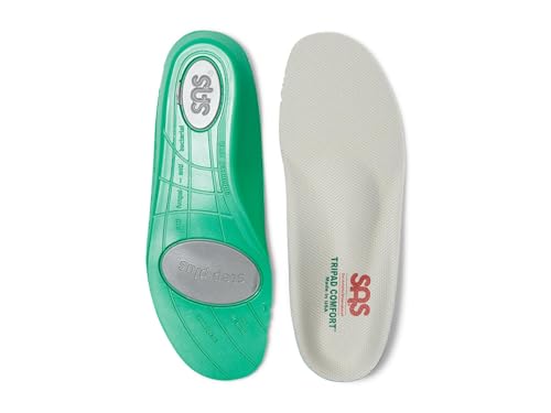 Plantillas SAS Step Plus Comfort Grises para Hombre Talla 11 Ancha miniatura 1