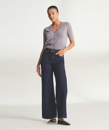 Womens Lightweight Cashmere Short Sleeve Cardigan2