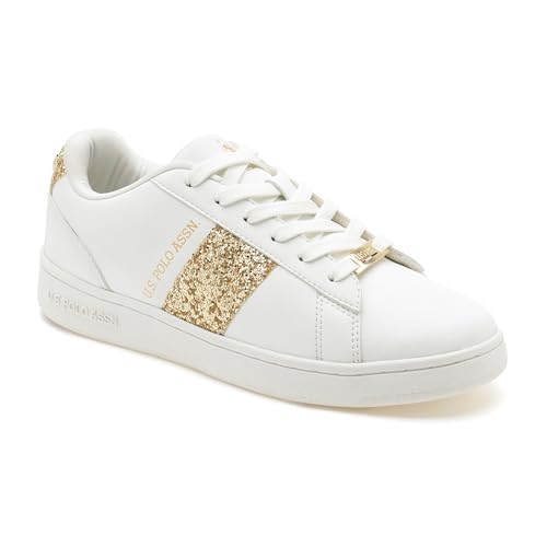 Image of U.S. Polo ASSN. Kate 3.0 Off White Sneakers Shoes with Premium Upper