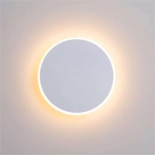 Lampe murale circulaire ZR98US noire variable pour escalier et chambre