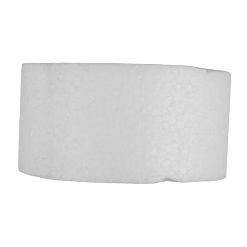 VICASKY Base para tartas de espuma de Duy, accesorios para fiestas, bloque de espuma para manualidades, accesorios para modelos, modelo de pastel falso, decoración de tartas de espuma, color blanco