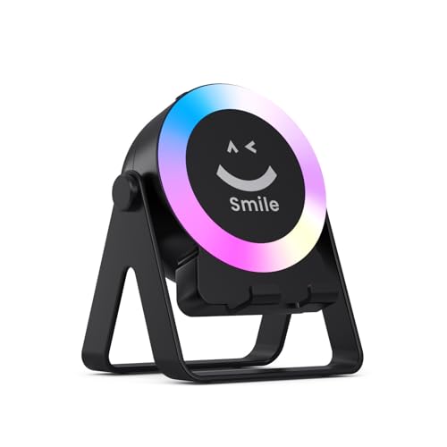 QUXVUIS Altavoz Bluetooth portátil con subwoofer Integrado para un Sonido dinámico. Se Conecta automáticamente al colocarlo en el Soporte, Negro