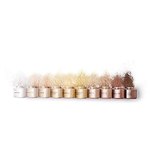 Makeup Revolution Loose Baking Powder, Make Up Setting Powder, Provides Long-lasting Coverage, Reduces Shine, For Medium Skin Tones, Lace, 32g
