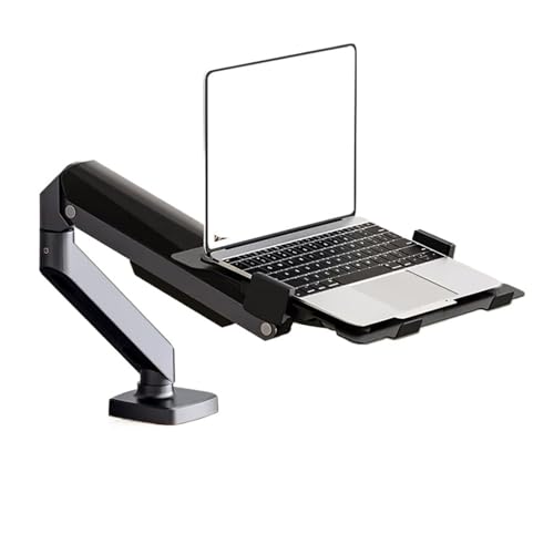 Support ordinateur portable X1 gris S1 avec plateau à bras robotique sans poinçon