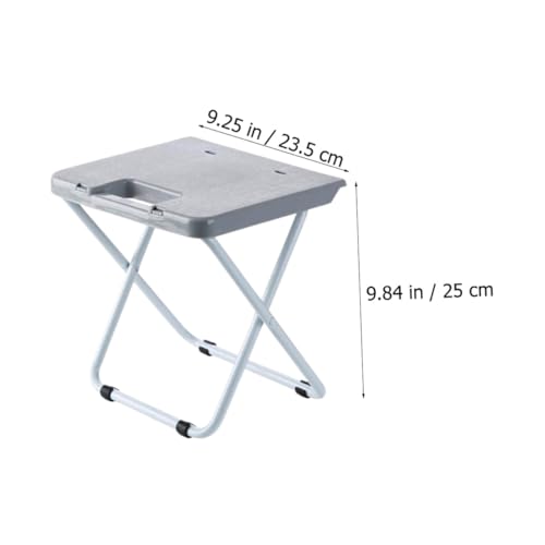 Tabouret d'extérieur léger et pliable avec base antidérapante pour camping - 4