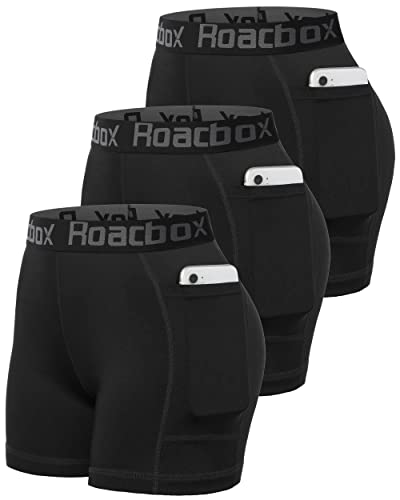Roadbox 5" Volleyball Compression Shorts Women 3-Pack