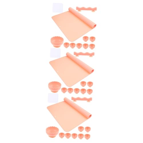 TEHAUX 3 Conjuntos De Tapete De Desenho De Silicone Moldes De Joias De Resina De Silicone DIY Tapete