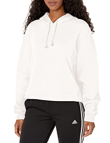 adidas womens ALL SZN Hoodie White X-Large