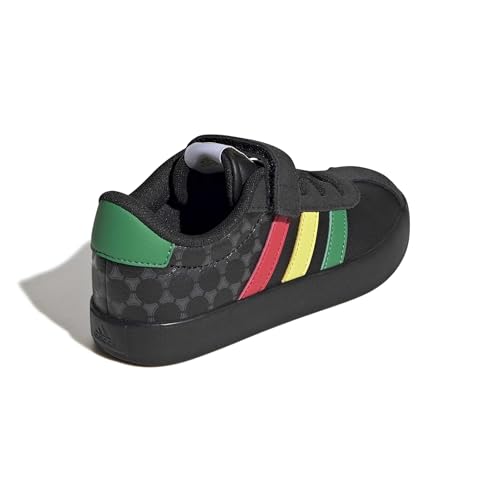 Image of adidas Kids' VL Court 3.0 Elastic Lace & Strap Shoe