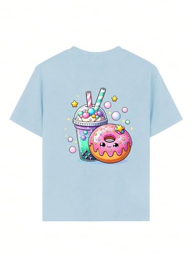 Girls Letter Print Short Sleeve T Shirts Kids Cute Kids Wear