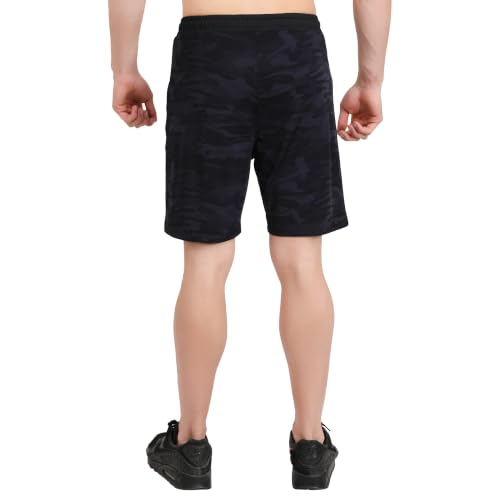Image of GYMIFIC Shorts Pant for Men Military Camouflage Pattern | Lightweight Running & Sports Shorts for Men