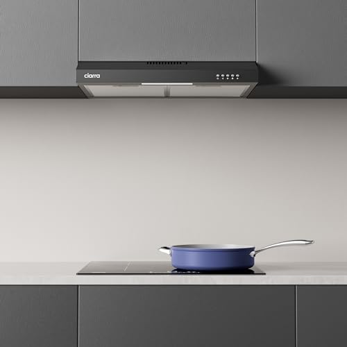 CIARRA ASB6903D 60cm Visor Cooker Hood Undercabinet Hoods Wall Mounted Kitchen Extractor Fan 600mm Top Vented Range Hood