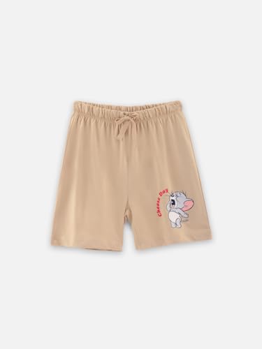 Image of Nap Chief Kids Cotton Official Tom & Jerry Co ord Set for Boys & Girls, T Shirt and Shorts for Casual Wear