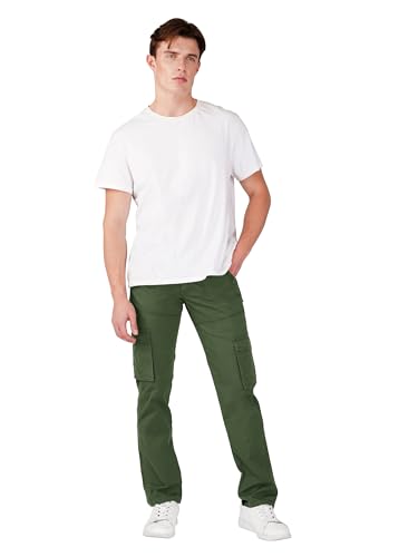 Image of Urban Legends Cargos for Men || Men's Cotton Regular Fit Cargo Joggers with 6 Pockets || Casual Pants || (UL-1R20SP)