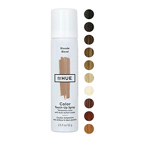 dpHUE Color Touch-Up Spray - Blonde, 2.5 oz - Root Cover Up Spray with Dual-Action Nozzle for Precise Root Touch Up & Fast, Total Hair Cover - Gluten Free, Vegan
