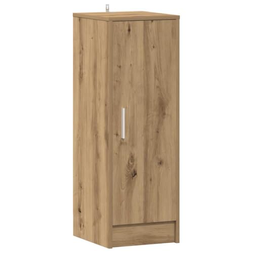 vidaXL Mueble Zapatero de Madera Vieja 32x35x92 cm, Armario de Zapatos con 6 Estantes y Puerta