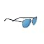 Matte Black With Black Temples and Blue Inside Temple Tips