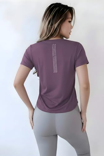 Image of Nexsus Apparels Gym T-Shirt for Women-Quick Dry Sports & Workout T-Shirt for Women, Activewear for Running, Casual & Gym Use, Available in Plus Size's