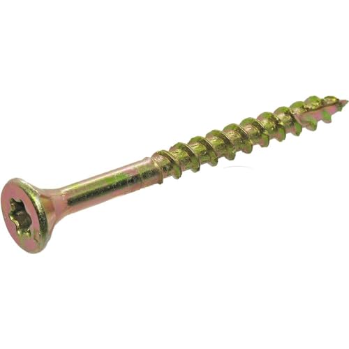 Image of Grip-Rite 2GCS5#8 x 2 Star Drive Gold Construction Wood Screw, 5lb Box
