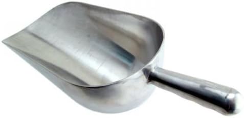 Winco AS-12 Aluminum Utility Scoop, 12-Ounce, Set of 12
