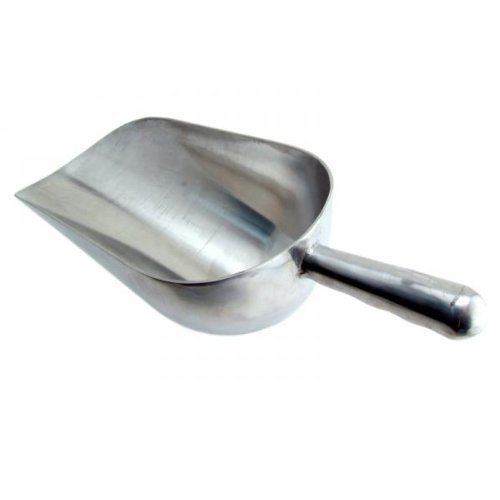 Winco AS-12 Aluminum Utility Scoop, 12-Ounce, Set of 12