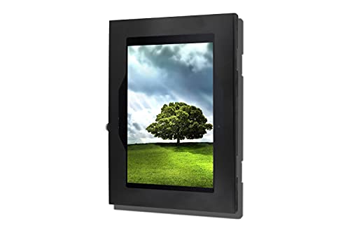 Tabcare Locking Anti-Theft Metal Case For Samsung Galaxy Tab A8 10.5" Tablet For Kiosk, Pos, Store, Show Display, Time Clock (Tab A8 10.5, Black) #TOP1