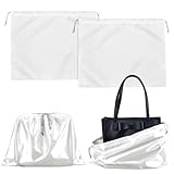 Informations sur la taille: vous recevrez 4 sac de rangement anti-poussière blanc, Taille: 51x40cm, peut organiser la plupart des sacs à main ou tout autre article de luxe que vous souhaitez protéger, facile à transporter lorsque vous sortez, pliable et réutilisable, et ne prendra pas de place lorsque vous ne l'utilisez pas à la maison