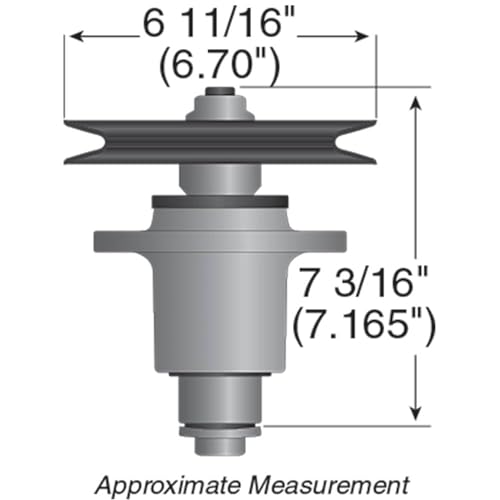 Stens New Spindle Assembly for Exmark Lazer Z, Serial No. 150, 000-259, 999 1-634972 by Stens - Image 2