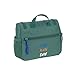 LÄSSIG Kinder Kulturtasche Waschbeutel Waschtasche Kulturbeutel zum Hängen/Mini Washbag Dark Green