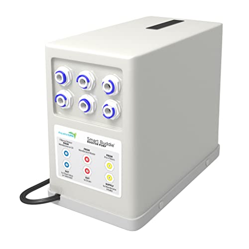 AQUATICLIFE Smart Buddie Booster Pump for 50-100 GPD Reverse Osmosis Water Filter Systems RO/DI Units