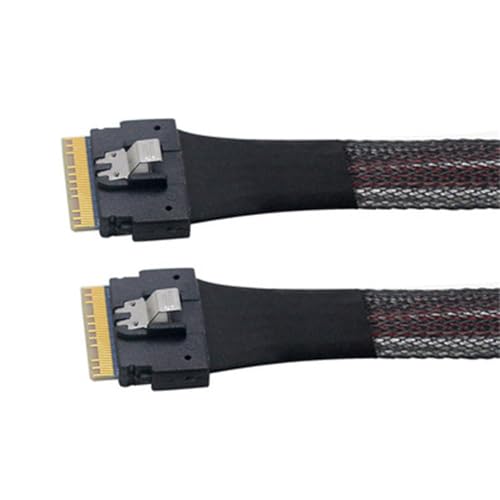 Cable SFF8654 8i de alta velocidad SAS4.0 para transferencia de datos eficiente 6