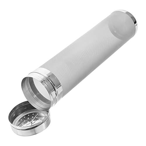 Cabilock Stainless Steel Strainer Hop Filtering Tool Mesh Tube for Brewing Beer