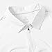 BGOWATU Women's Sleeveless Golf Polo Shirts 1/4 Zip Tennis Workout Tank Tops with Collar UV Protection Dry Fit White L