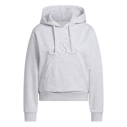 Sweat shirt à capuche imprimé grand logo à volants basique de saison - vue 6