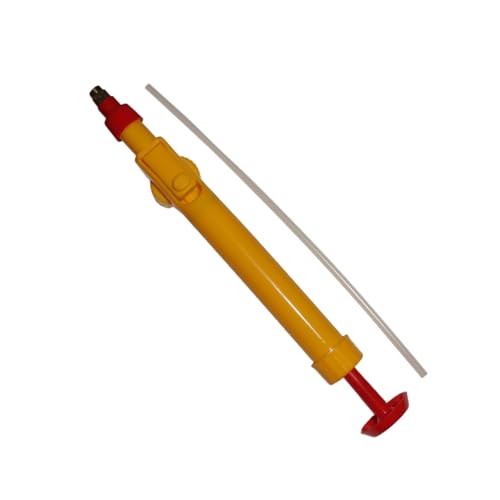 Image of QUADRA Portable Garden Sprayer with Adjustable Nozzle, Yellow and Red, Bottle Attachment Design Pack of 1