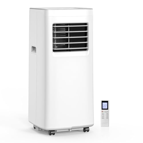 Image of 10000 BTU 3-IN-1 Portable Air Conditioner, Cools up to 450 Sq.Ft, Portable AC with Remote, LED Display, 24H Timer, Installation Kits & Screwdriver, No Wall Required, Ideal for Home & Office